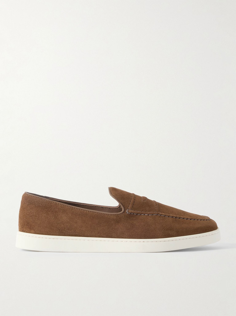 Peebles Suede Loafers Brown 1