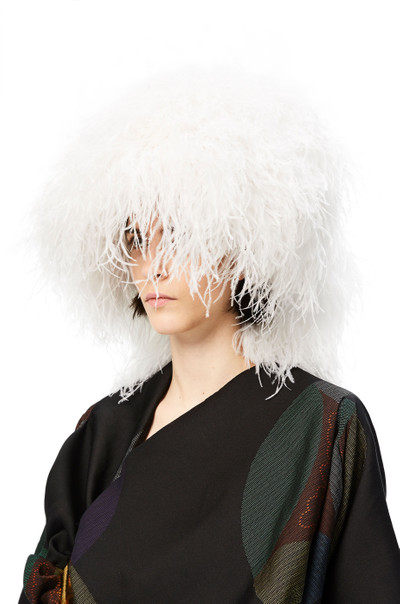 Loewe Wig hat in feathers outlook