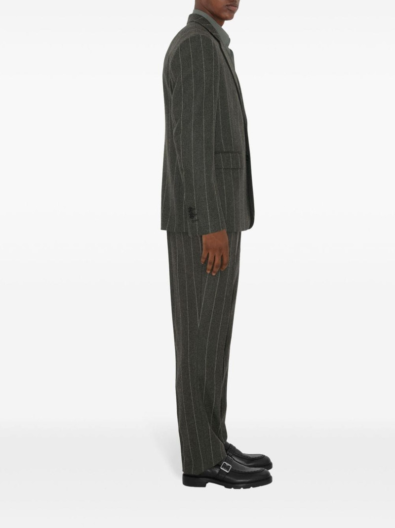 Burberry pinstriped blazer outlook