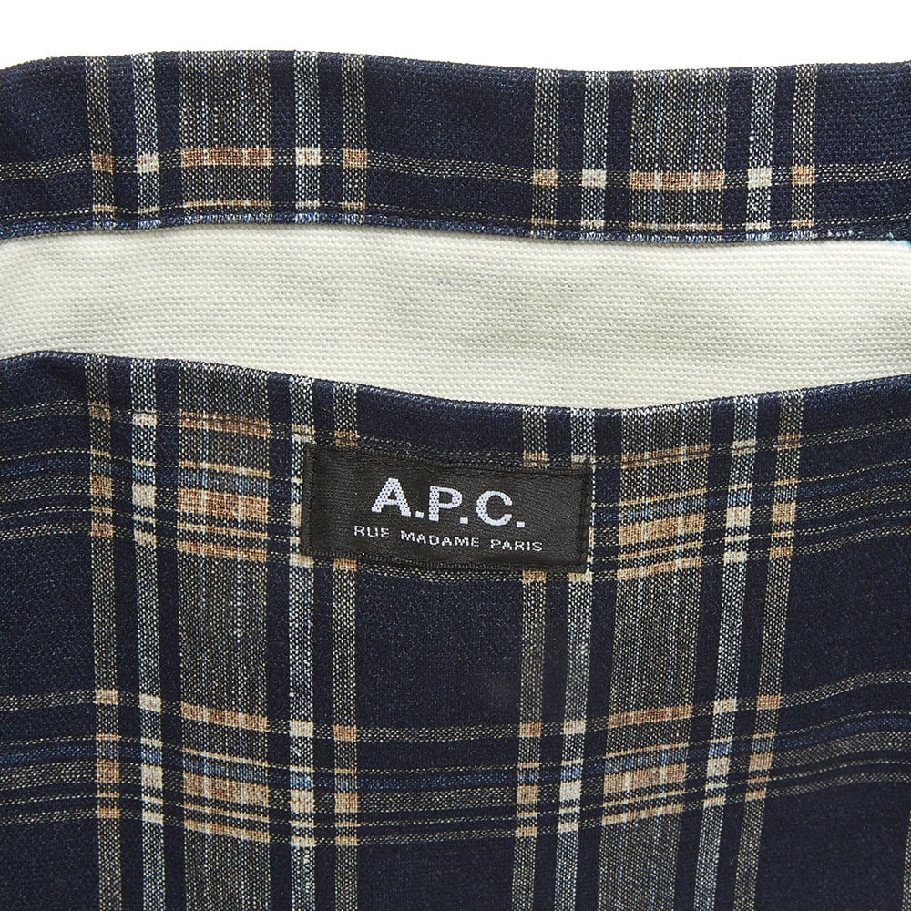 A.P.C. Diane Check Tote Bag - 4