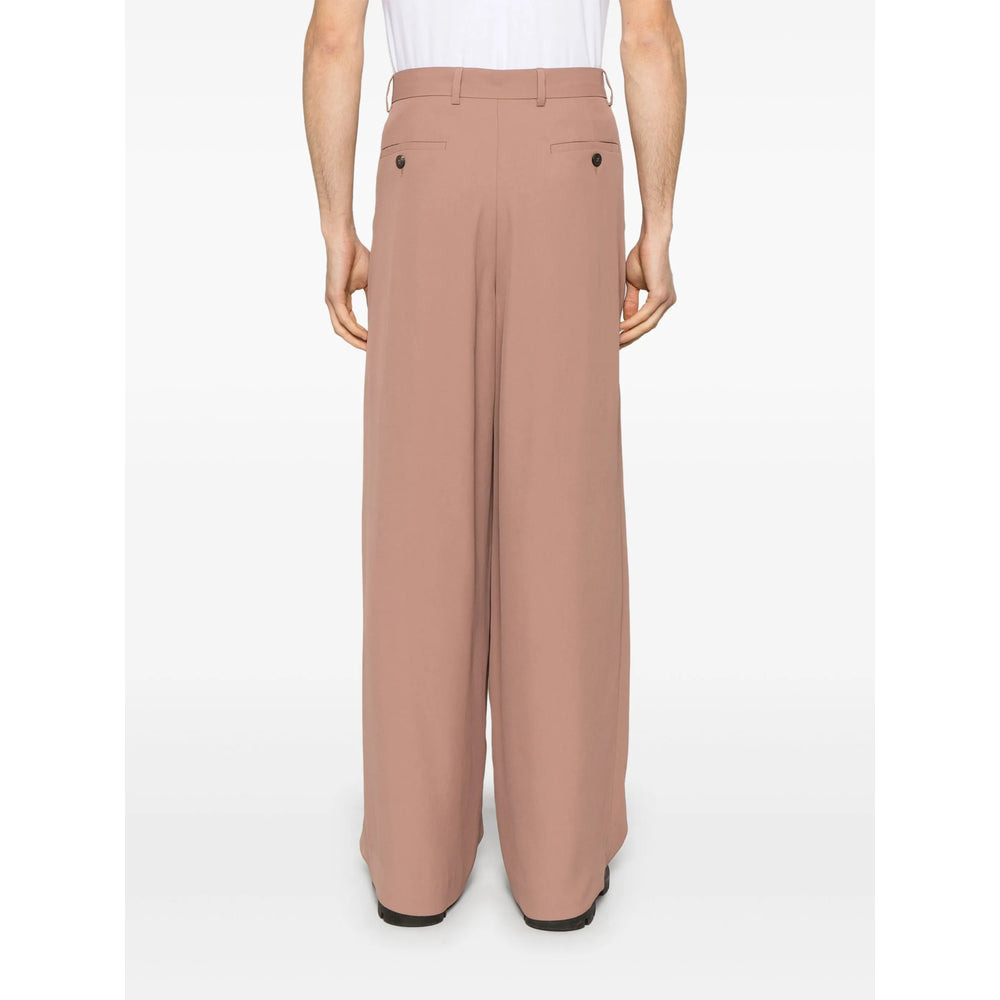 Dries Van Noten Brown Trousers - Wide-Leg Trousers Men - 3
