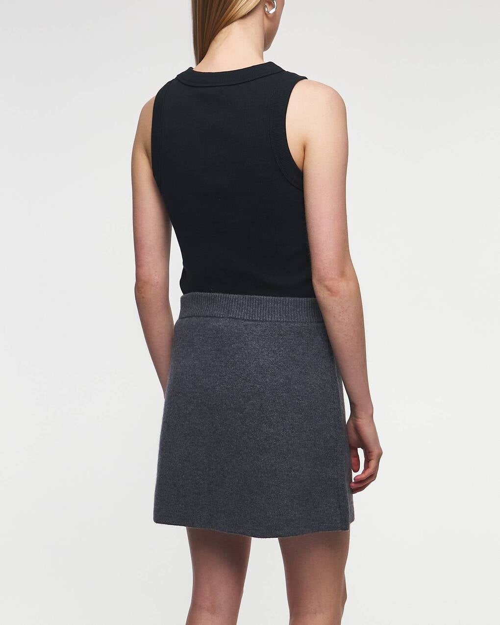 Skirt Clare Graphite Cashmere Grey - 4