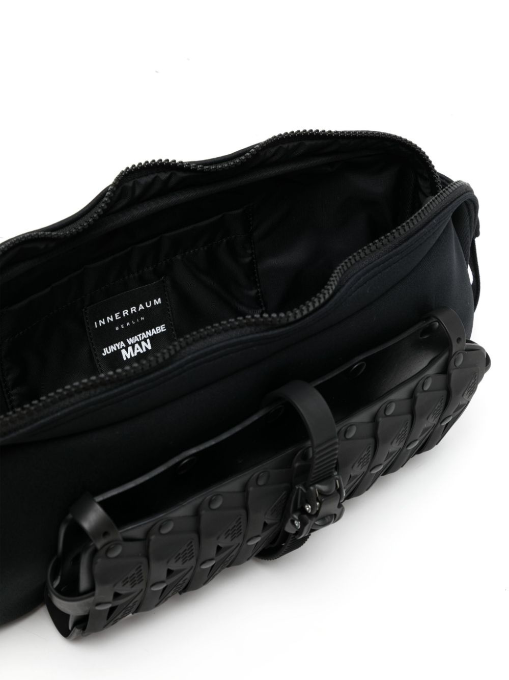 logo-print messenger bag - 4