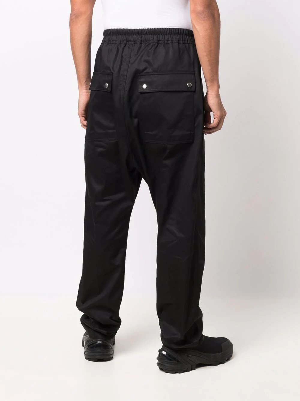 straight-leg cargo trousers - 4