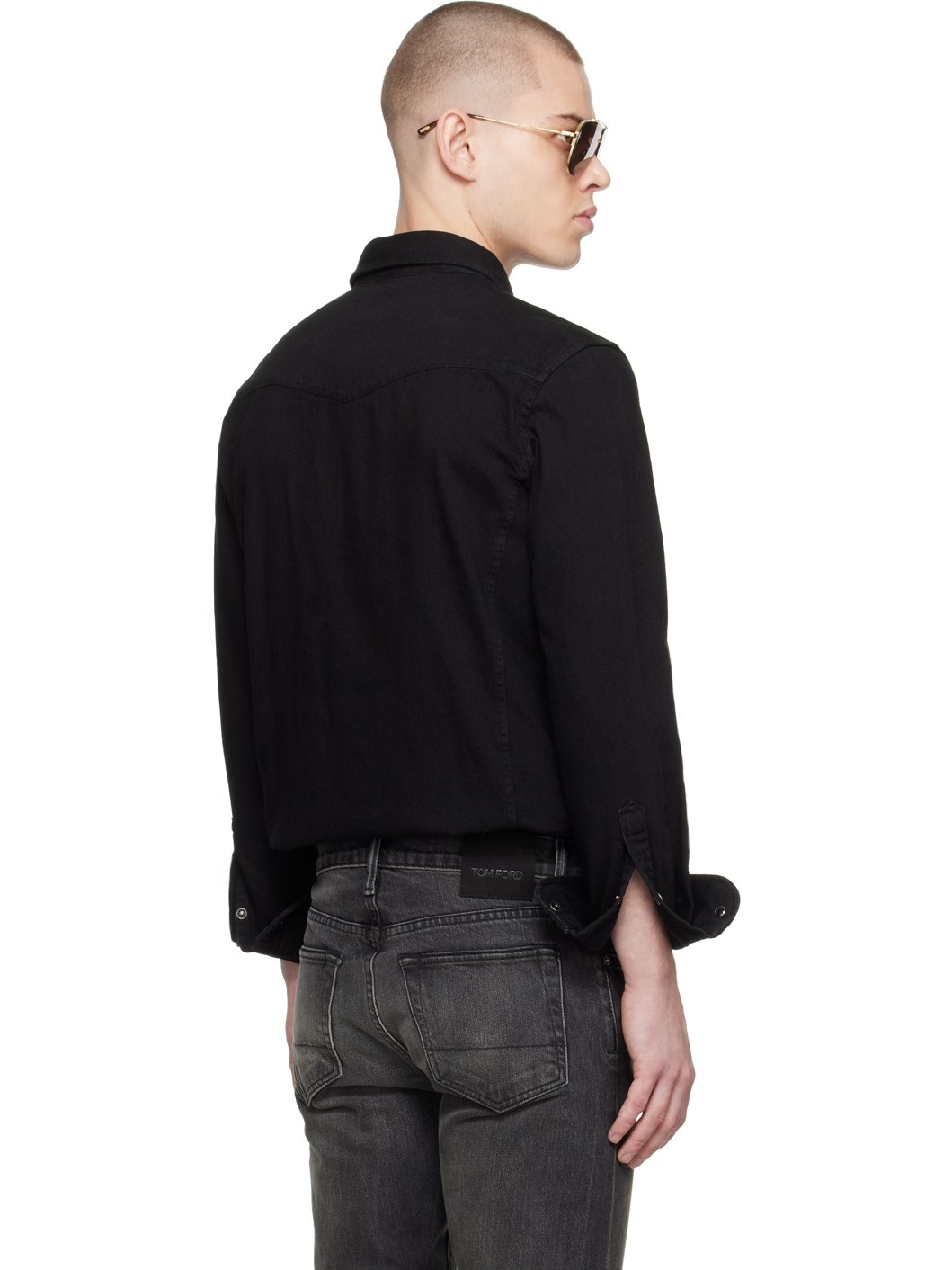 Black Western Yoke Shirt - 3