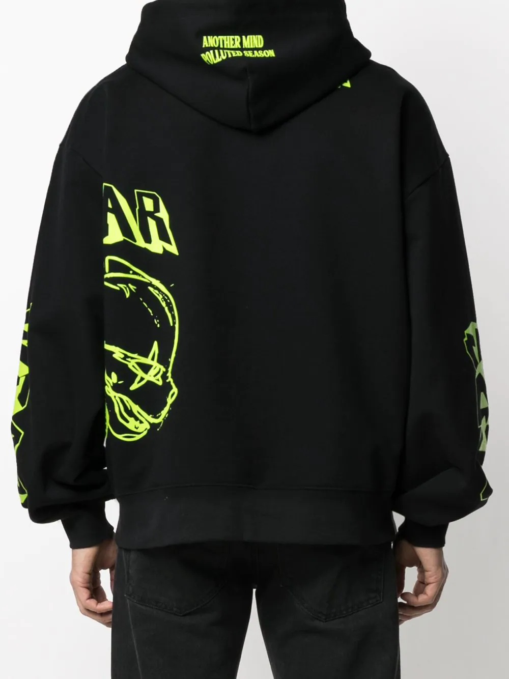 logo drawstring hoodie - 4