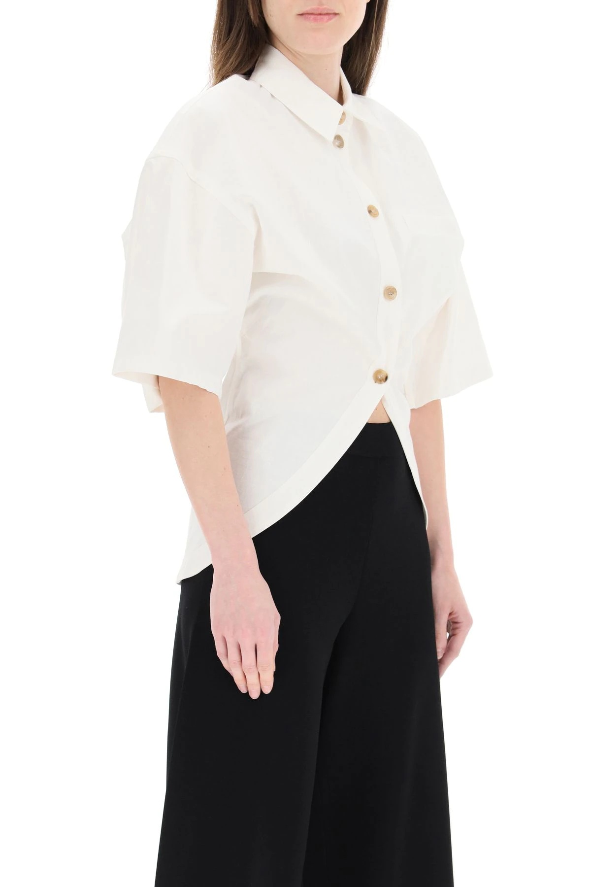 ASYMMETRIC HEM SHIRT - 3