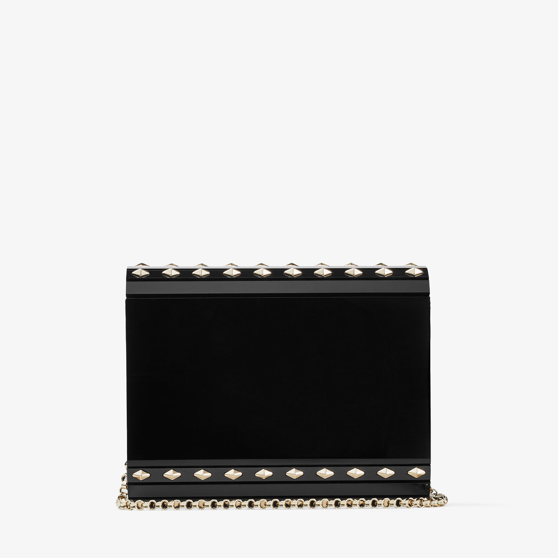 Candy
Black Acrylic Clutch Bag with Studs - 6