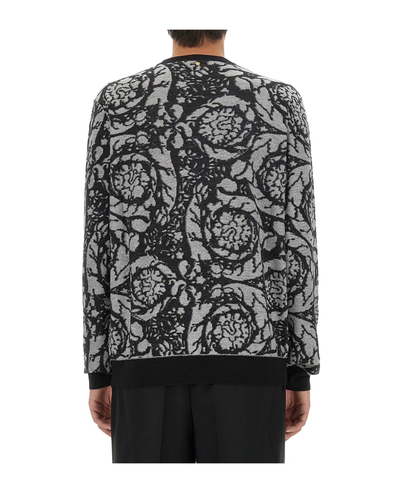 Baroque Motif Sweater - 2