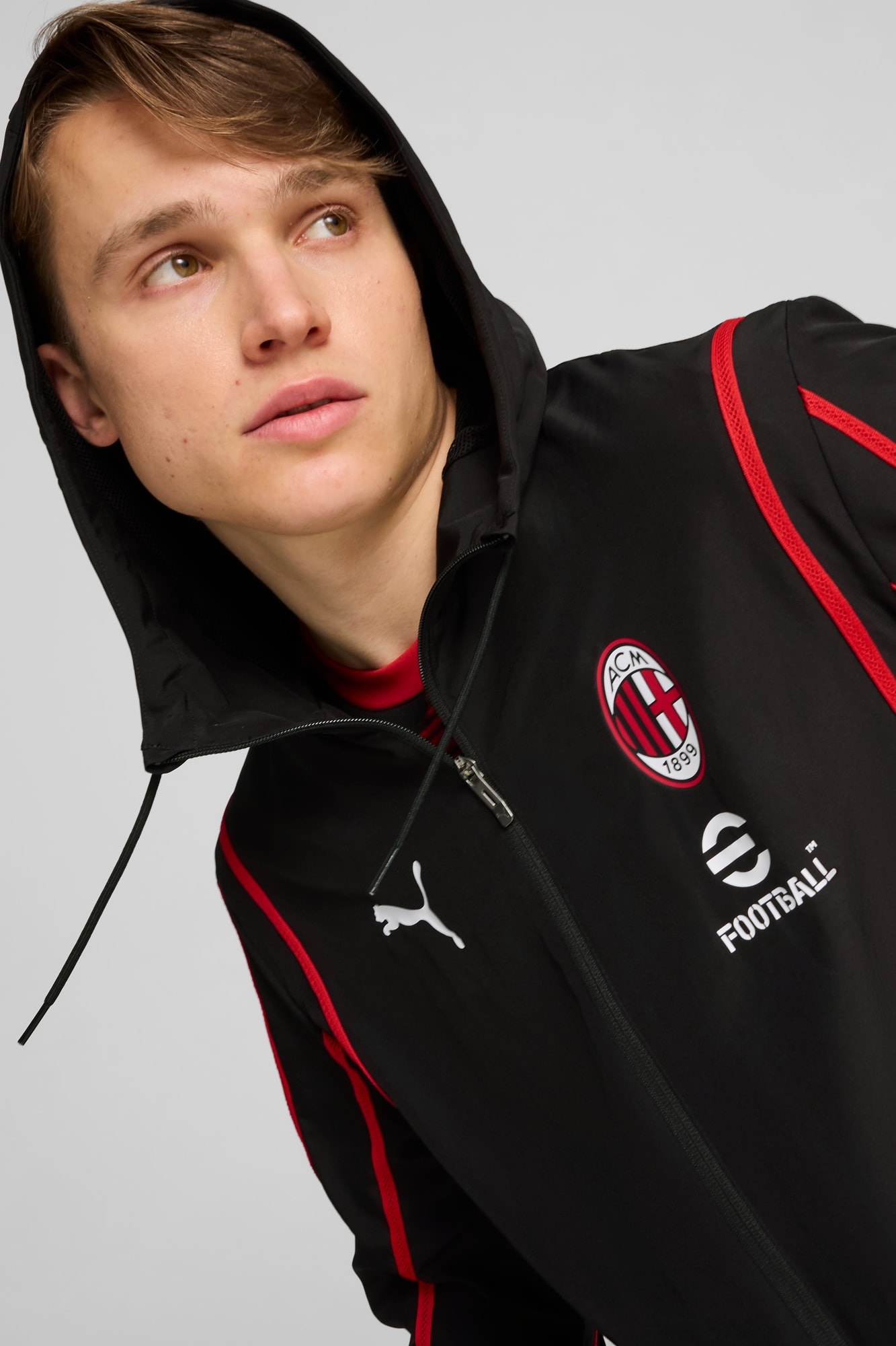 AC Milan Pre-Match Men's Woven Soccer Jacket - 7