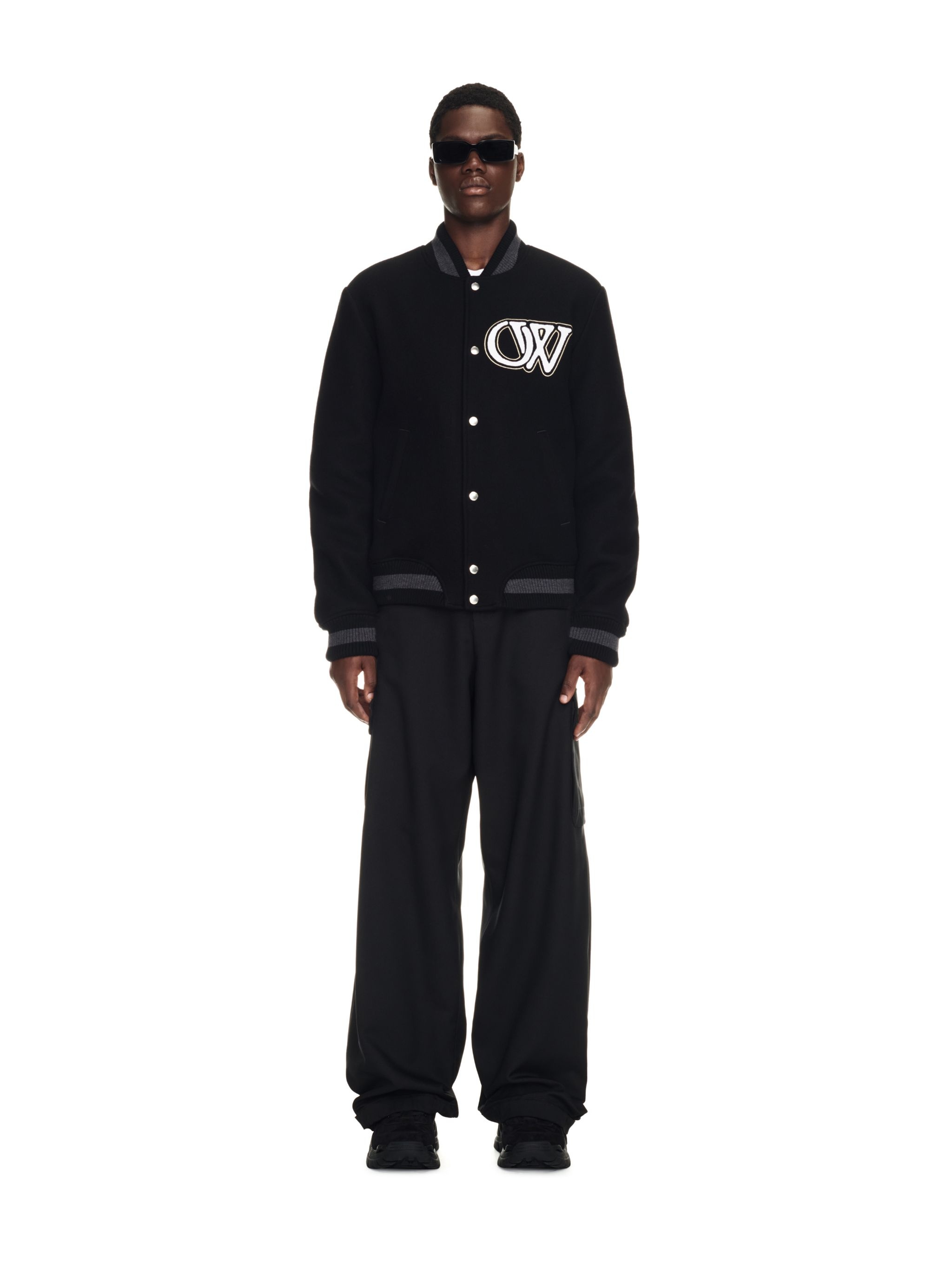 Wool Varsity Bomber - 2