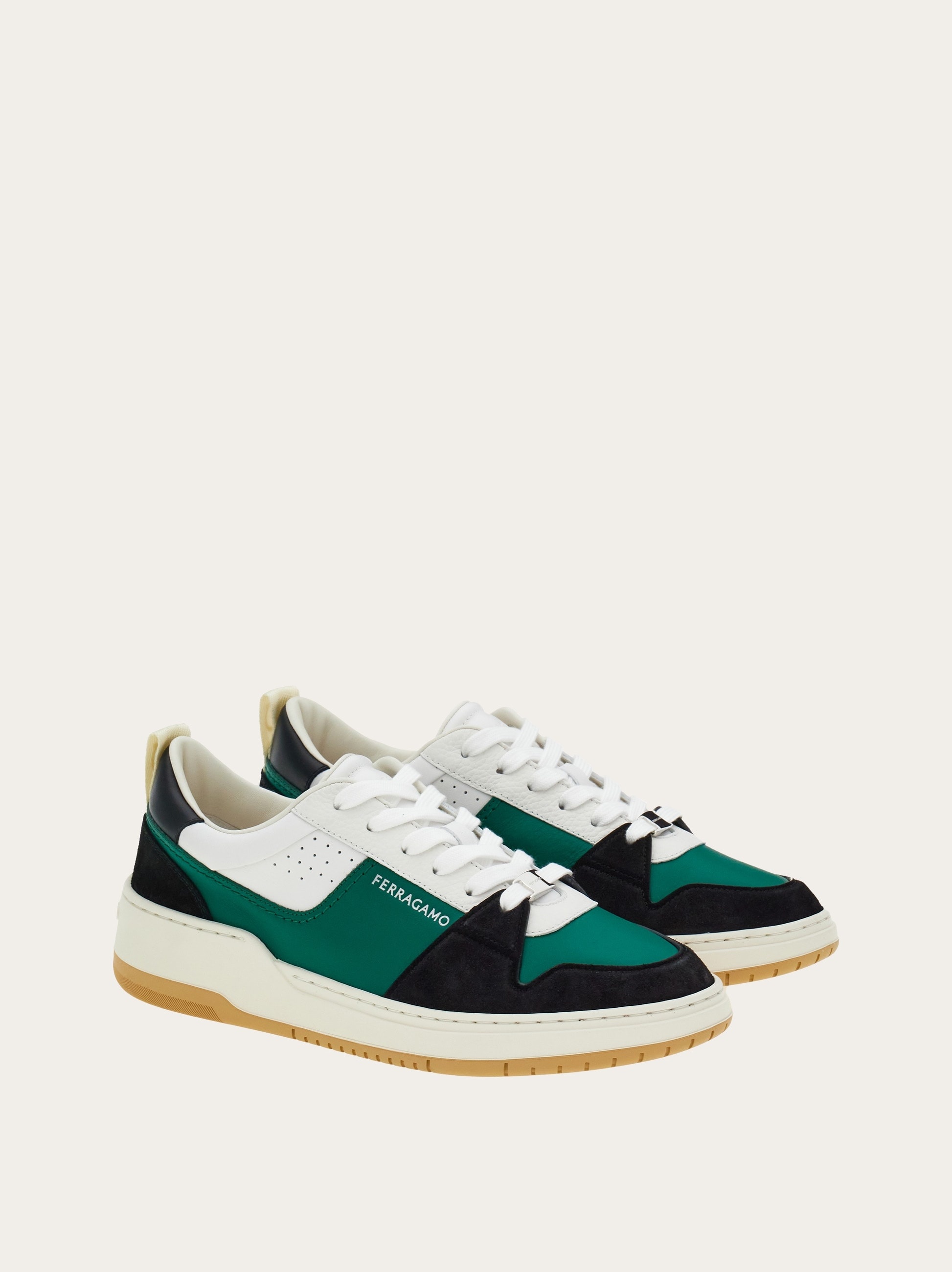 Suede patch skate sneaker - 4