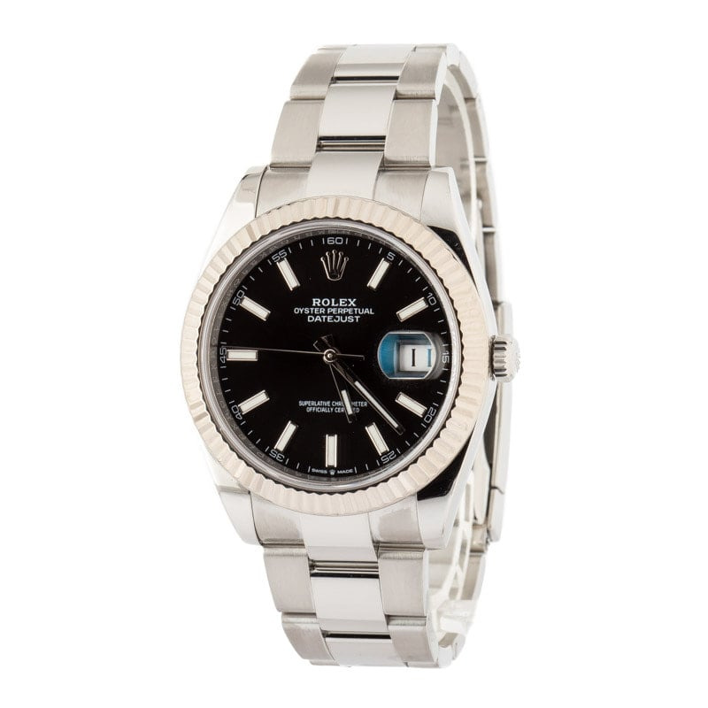 Pre-Owned Rolex Datejust 41 126334 Black Dial - 2