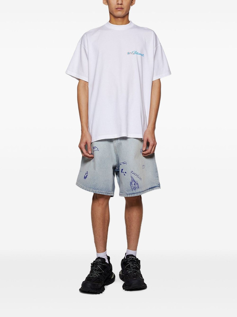 VETEMENTS slogan-print T-shirt outlook