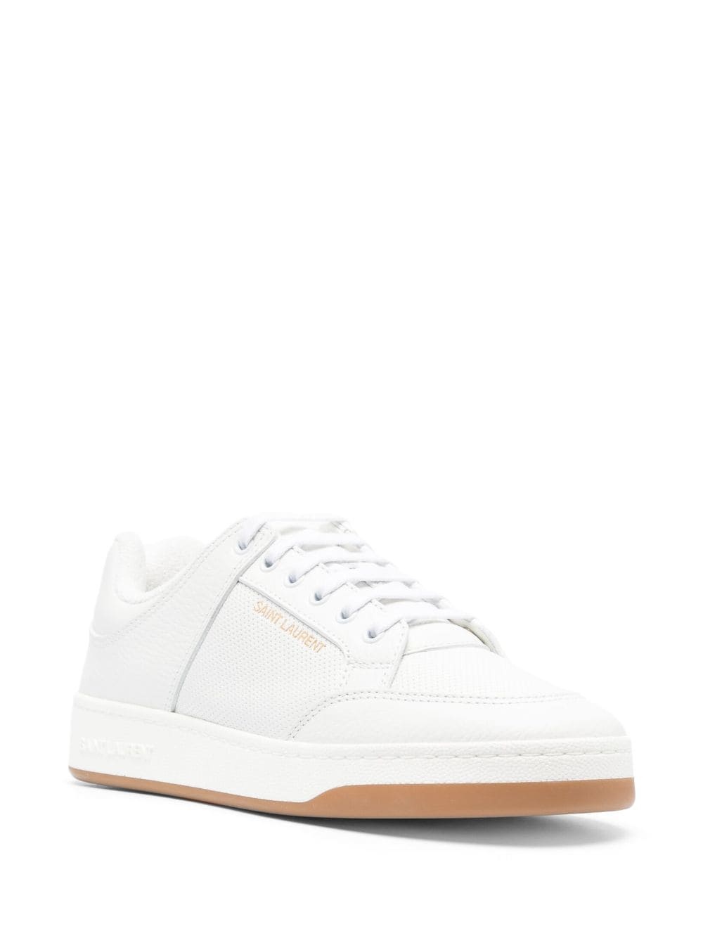 SL/61 leather perforated sneakers - 2