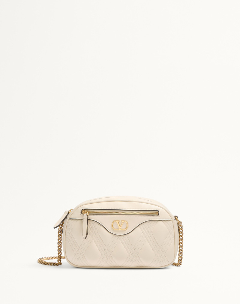 VALENTINO GARAVANI QUILTIE 67 MEDIUM SHOULDER BAG IN QUILTED NAPPA 리더 - 1