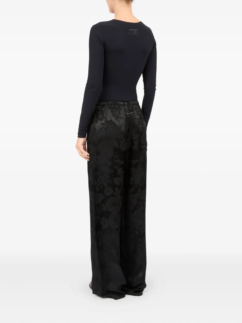 MM6 Maison Margiela - Women High Waist Palazzo - 3