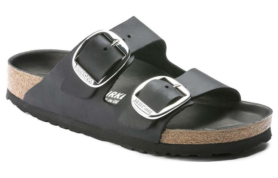 (WMNS) Birkenstock Arizona Double-Buckle Sandals 'Black' 1011075 - 2