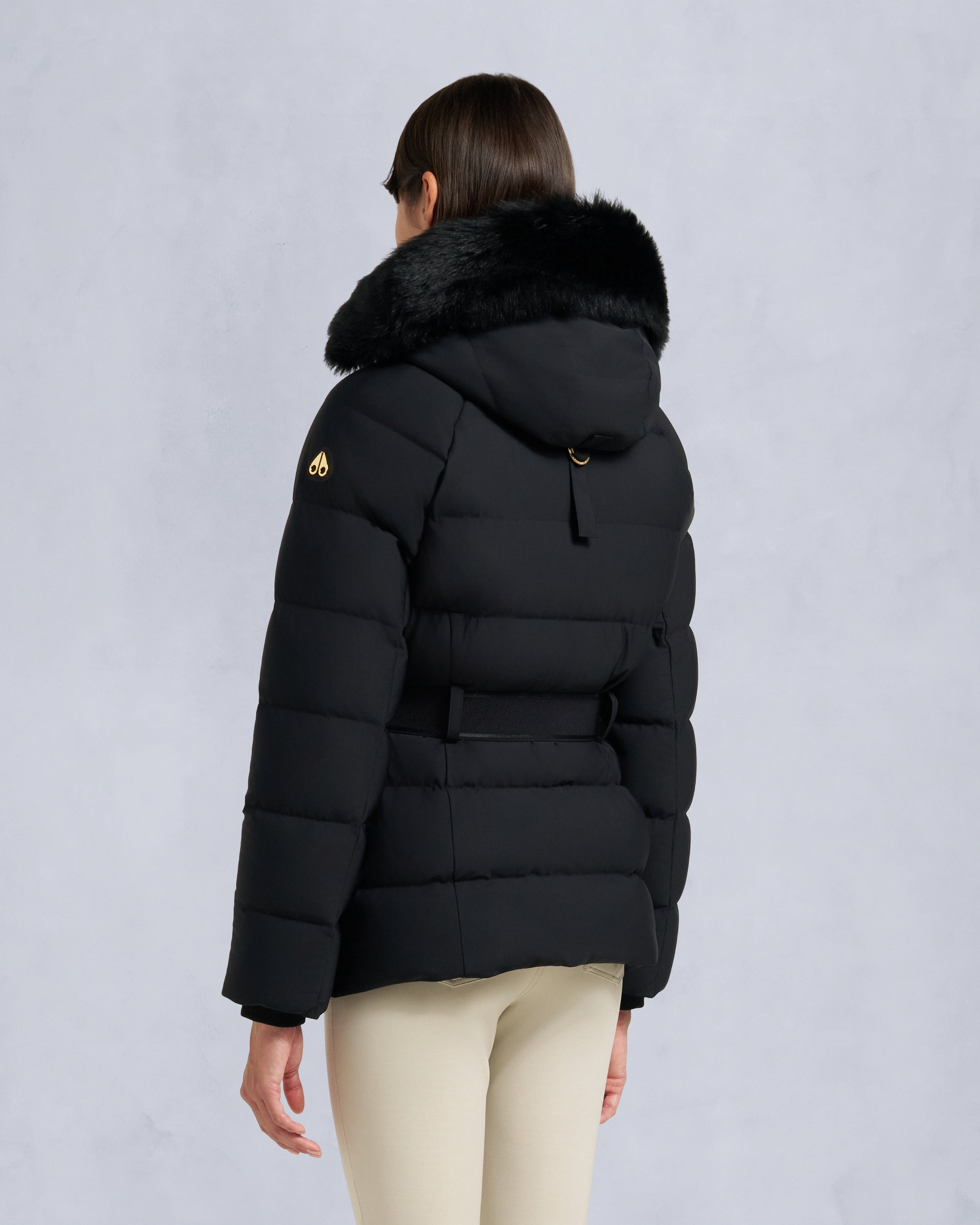 GOLD SERIES NYLUXE CAMBRIA SHEARLING JACKET - 4