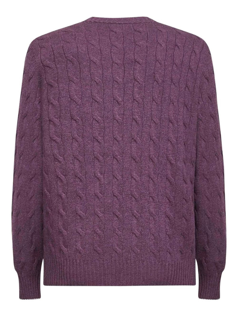 Brunello Cucinelli cable-knit cashmere sweater outlook
