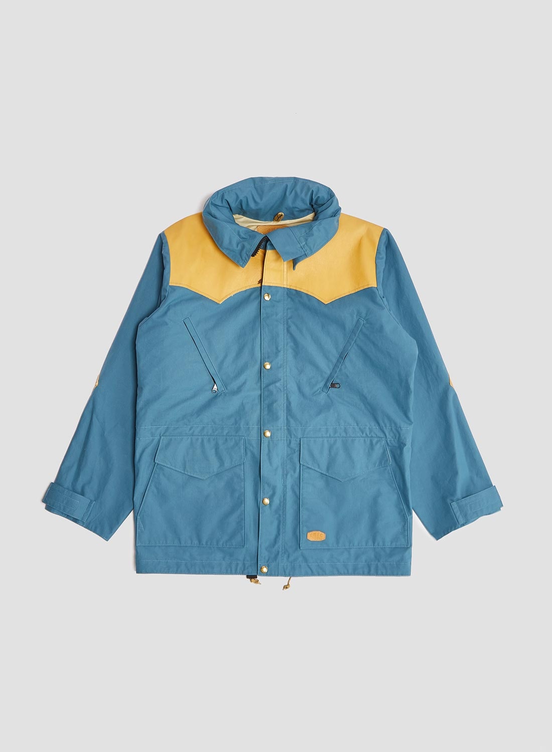 Rocky Mountain Featherbed x Nigel Cabourn Mountain Parka Dry Wax in Blue - 1