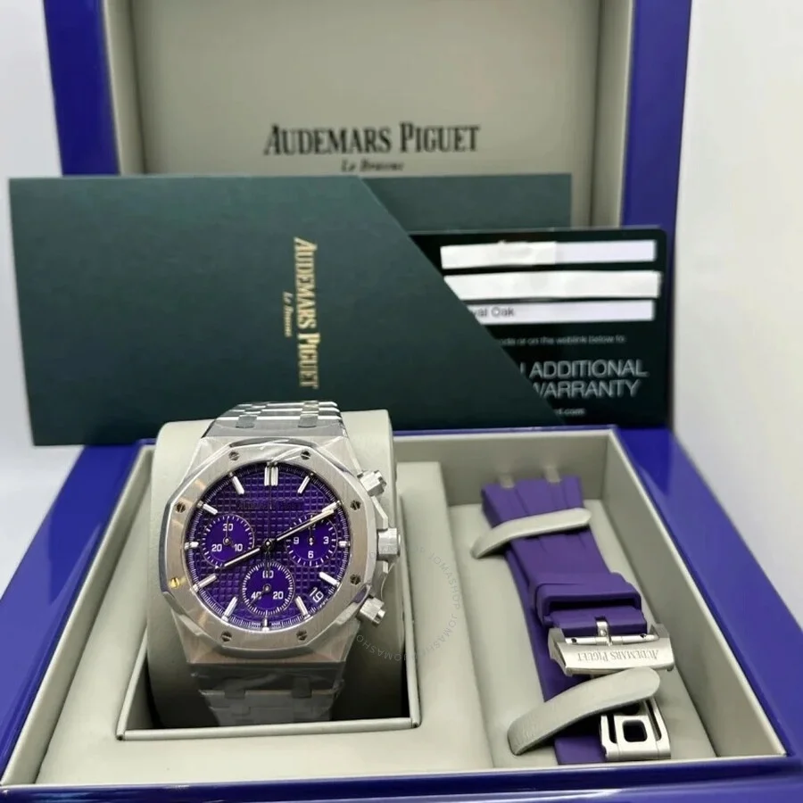 Audemars Piguet Royal Oak Chronograph Automatic Purple Dial Men's Watch 26240BC.OO.1320BC.01 - 1