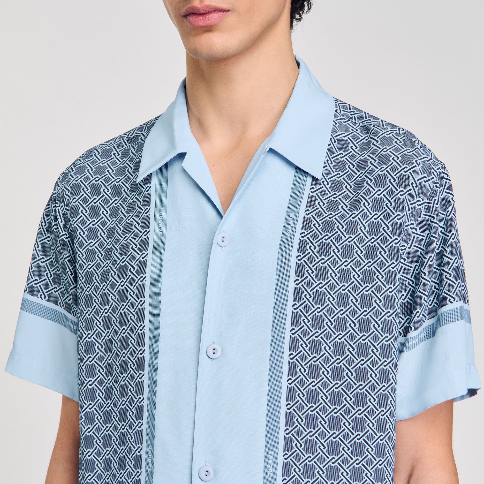 SHORT-SLEEVED PATTERNED SHIRT - 3