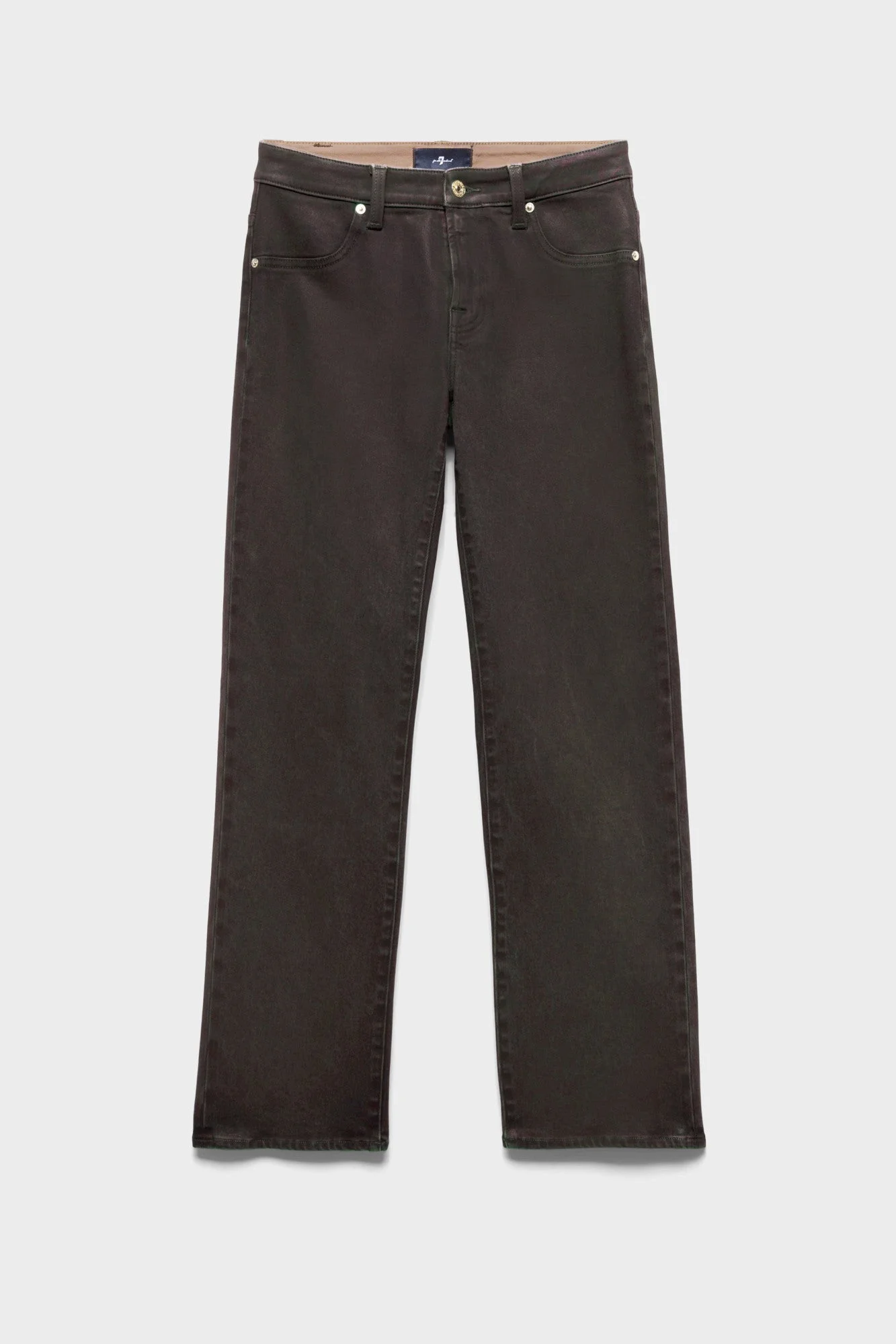 CALIE STRAIGHT in Coated Denim - 1