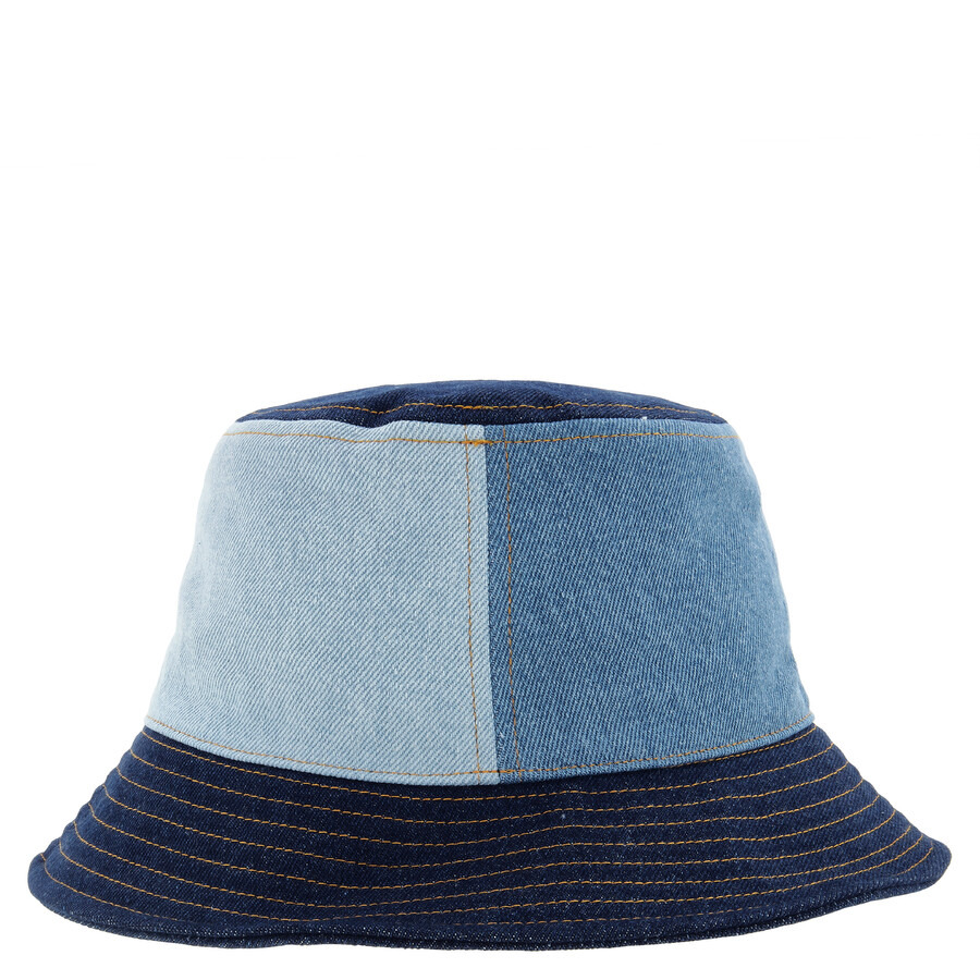 Maison Kitsune Denim Bucket Hat, Size XS/S - 3