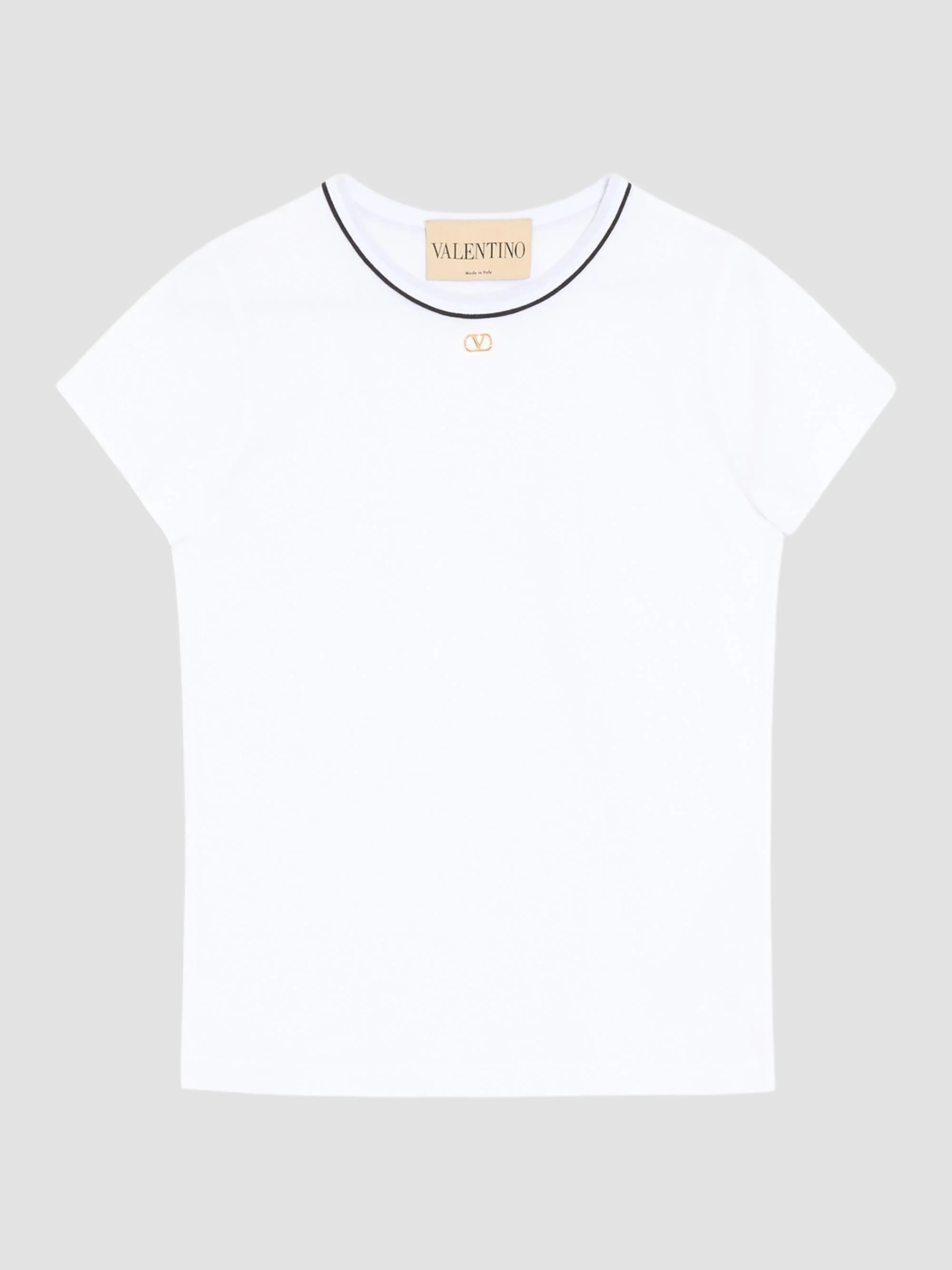Women's Cotton Jersey T-Shirt - White - 1
