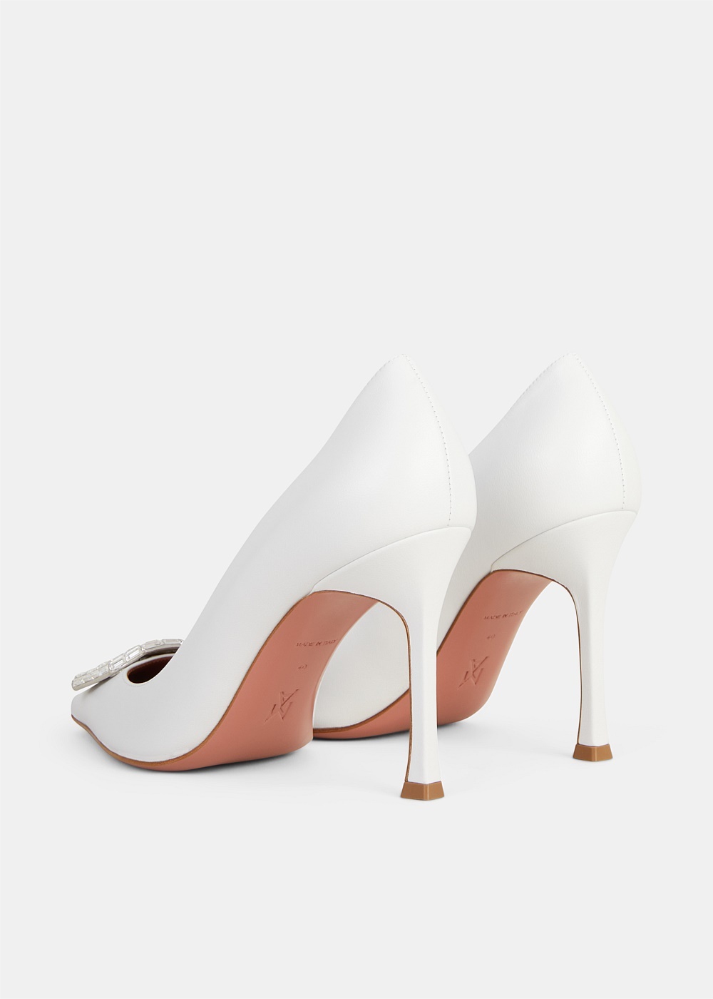 White Camelia Pump - 3