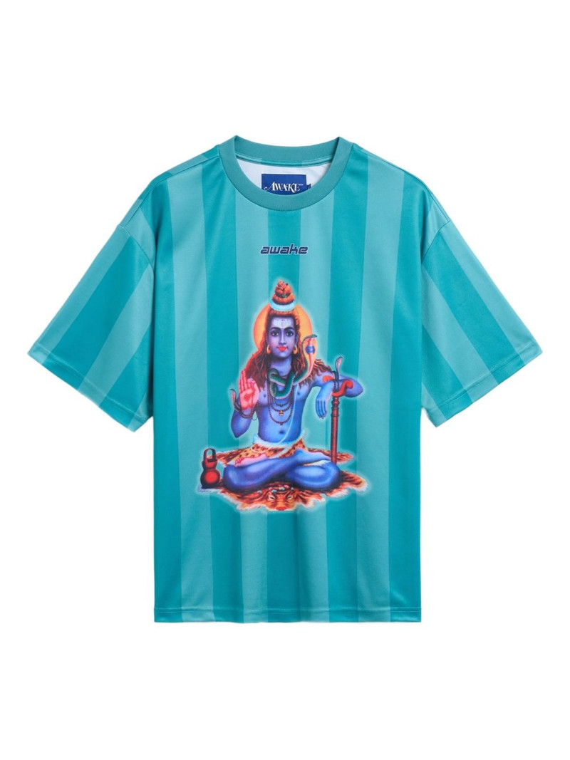 graphic jersey T-shirt 1