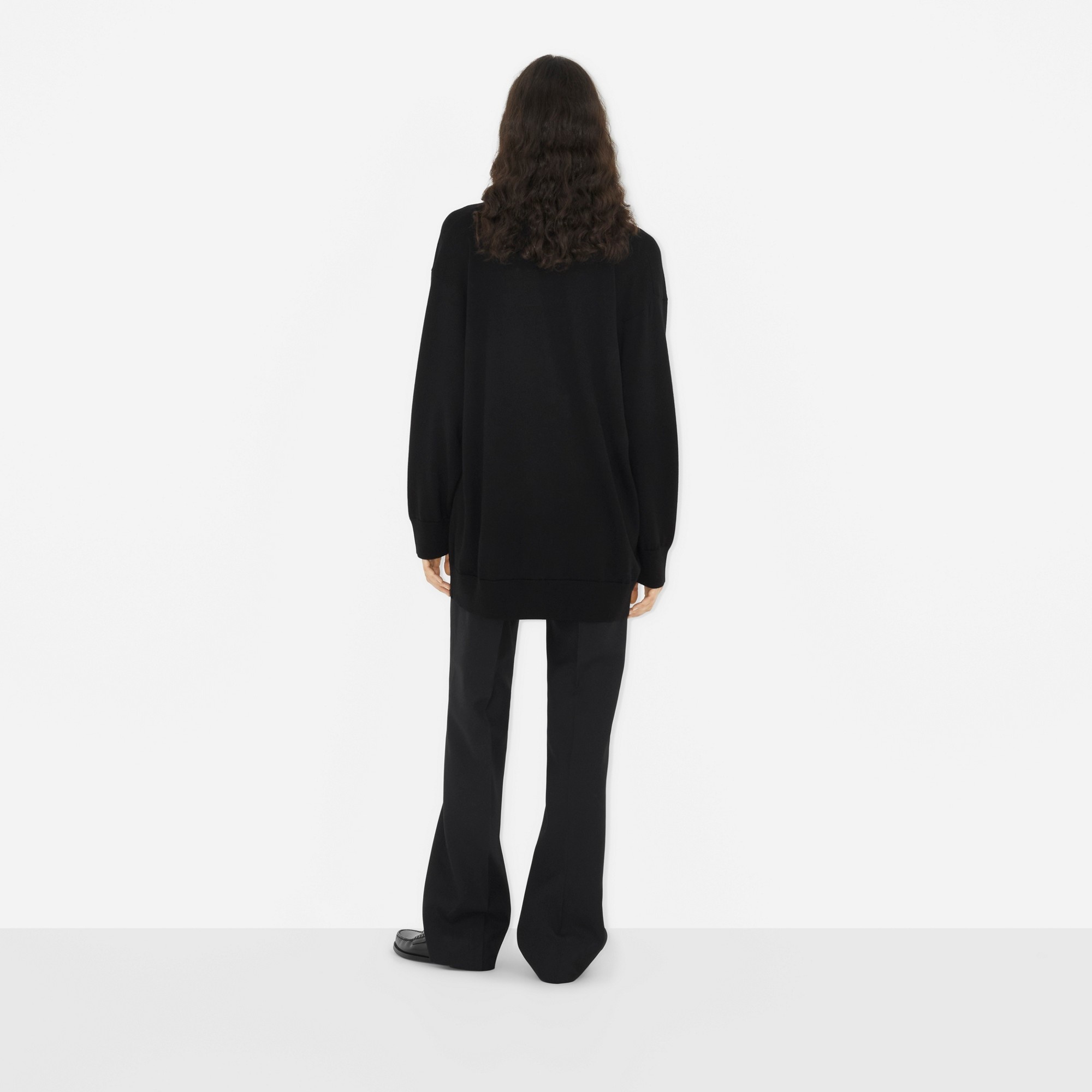 Wool Oversized Sweater - 4