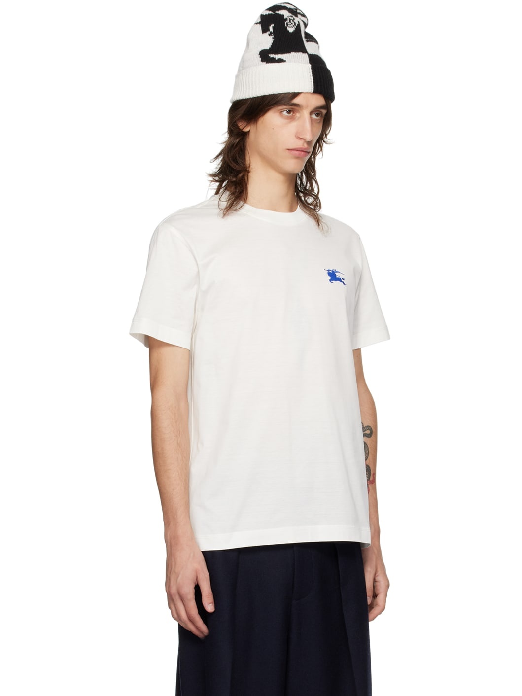 White Embroidered T-Shirt - 2
