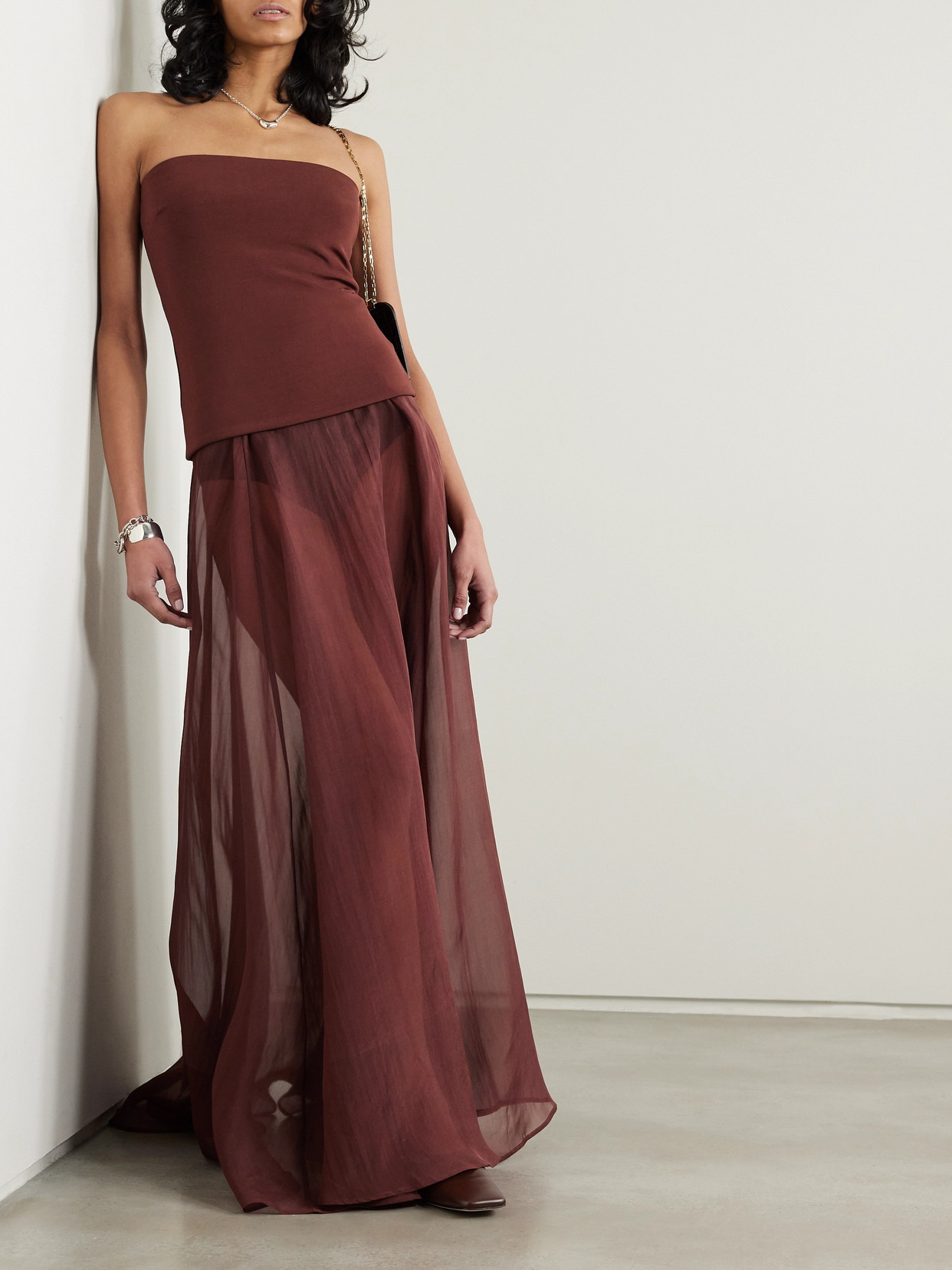 Illi Strapless Ponte Top - 2