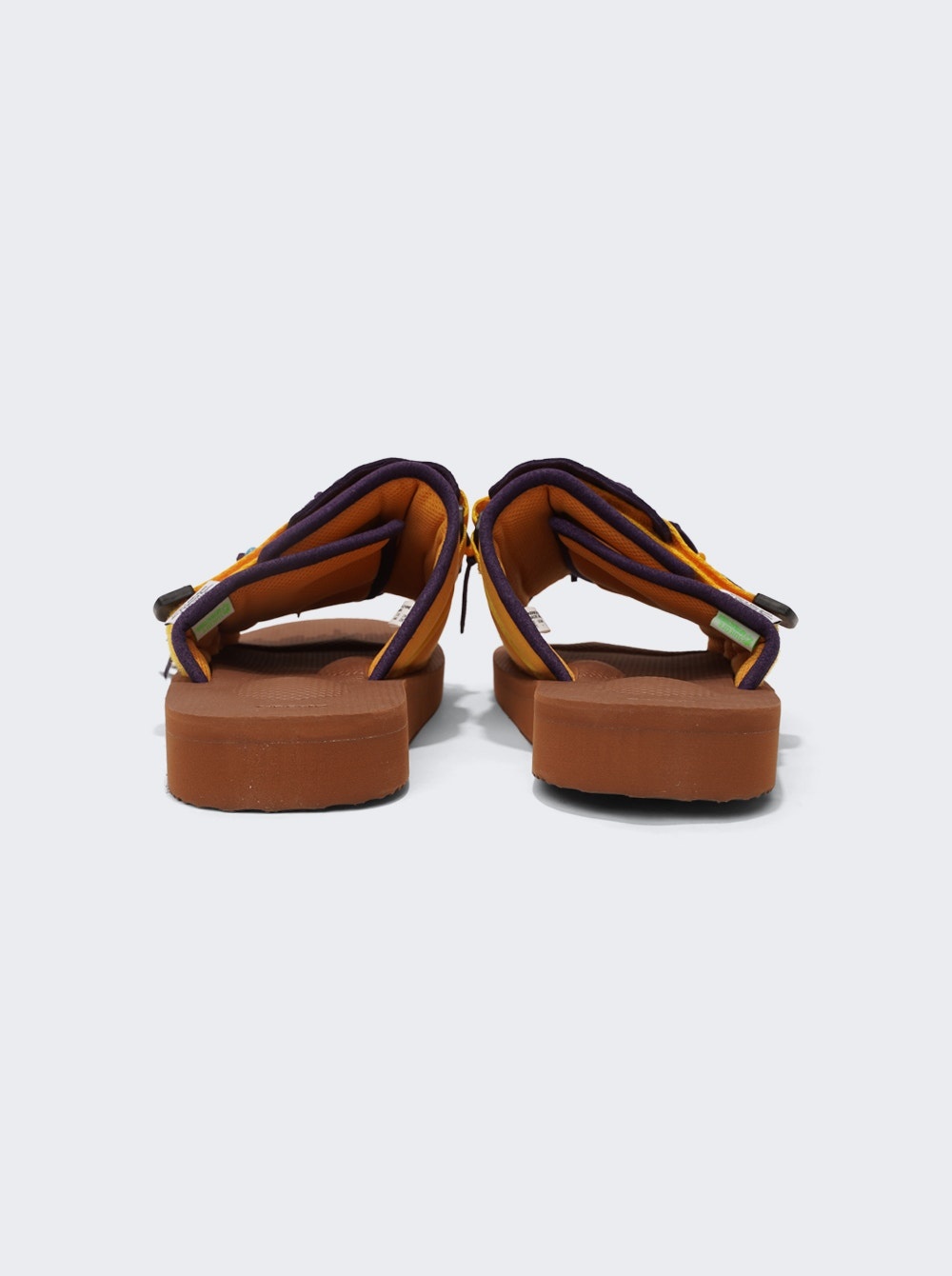 HOTO-Cab Sandals Yellow and Brown