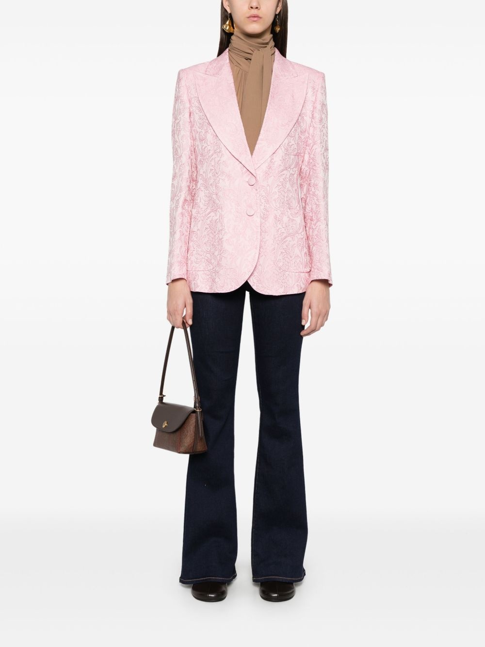 jacquard blazer - 2