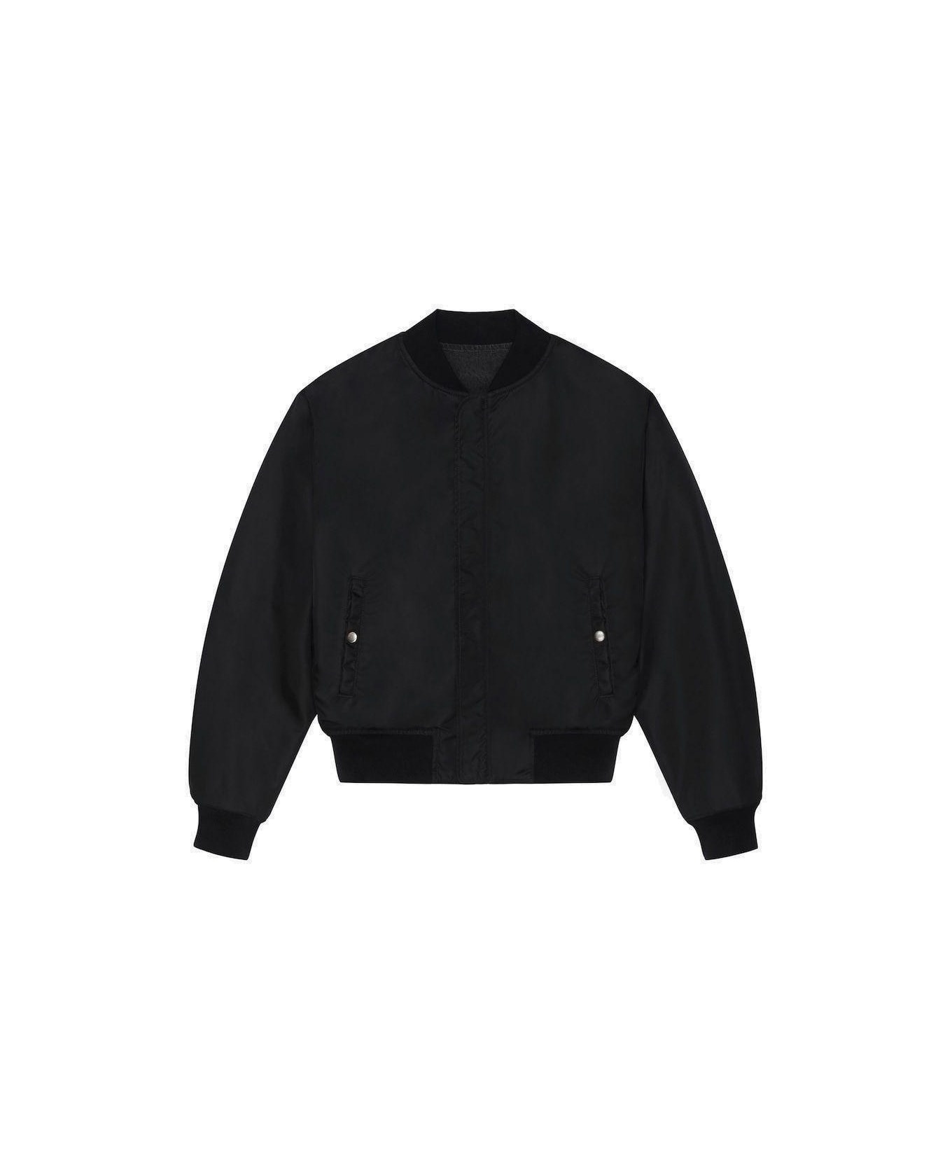 Reversible Denim Bomber Jacket - 3