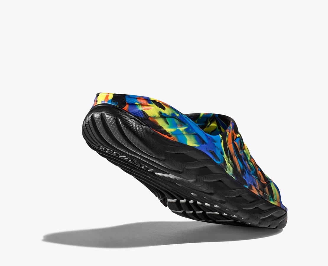 HOKA ONE ONE All Gender Ora Recovery Slide Swirl | REVERSIBLE