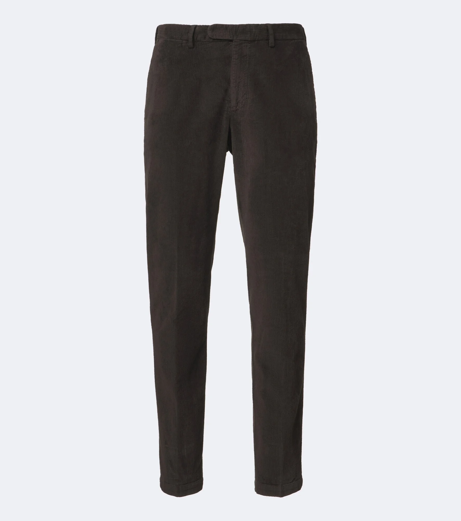 Cotton and silk-blend corduroy chinos - 1