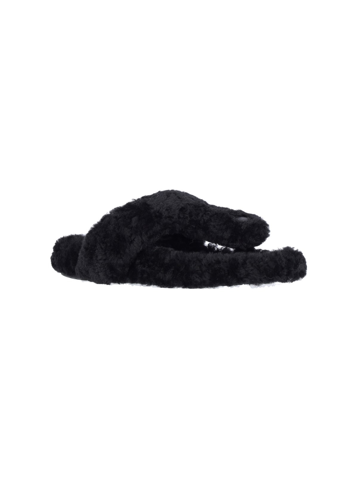 SHEARLING THONG SANDALS - 2