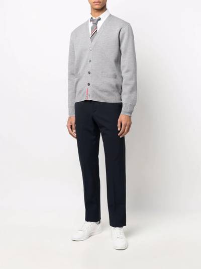 Thom Browne V-neck knit cardigan outlook