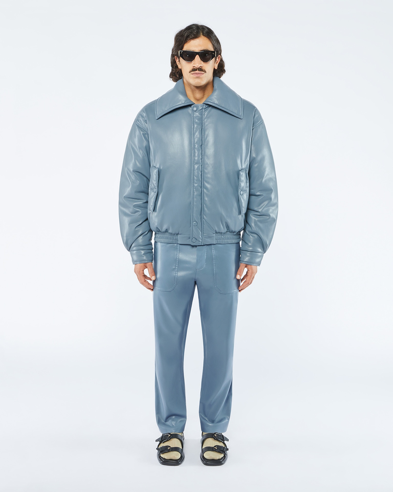 ALDO - OKOBOR™ alt-leather bomber jacket - Storm blue - 2