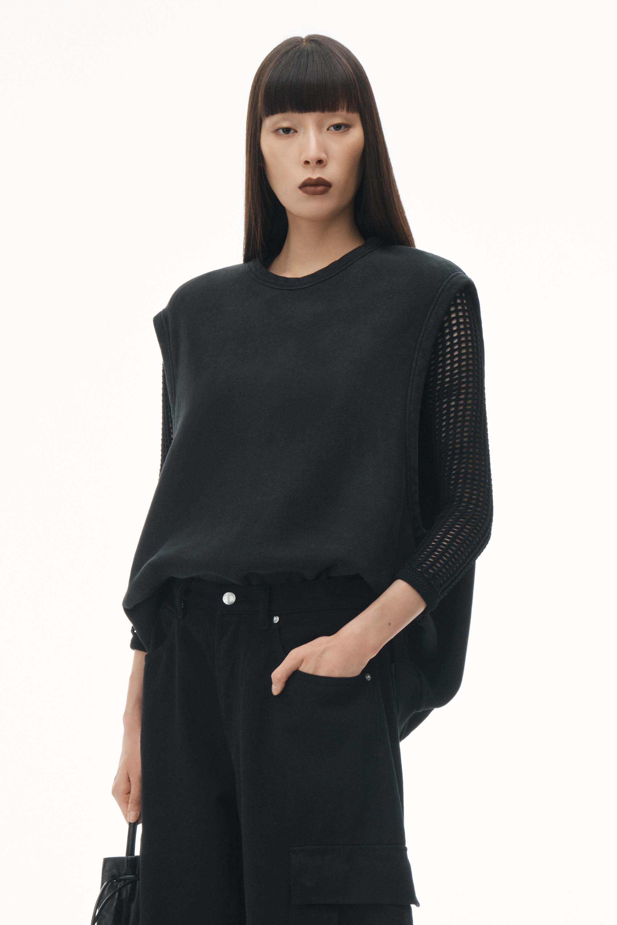 Alexander Wang Oversize Cargo Jeans in Cotton | REVERSIBLE