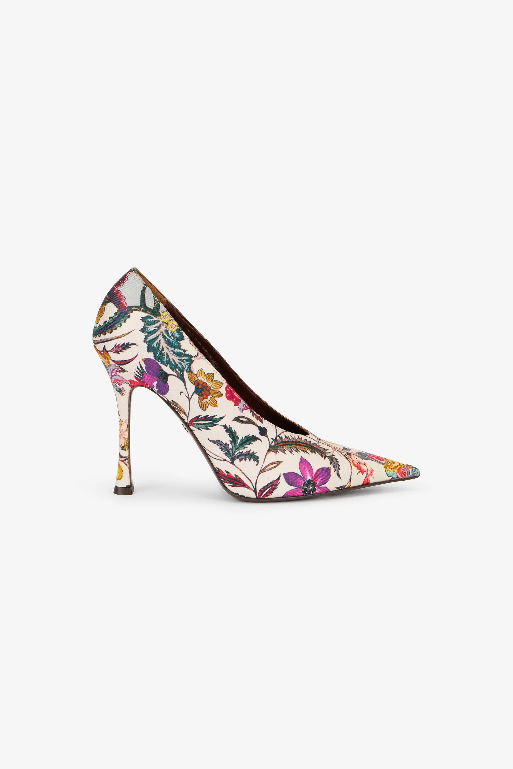 Florentine Flower Print Pump - 1