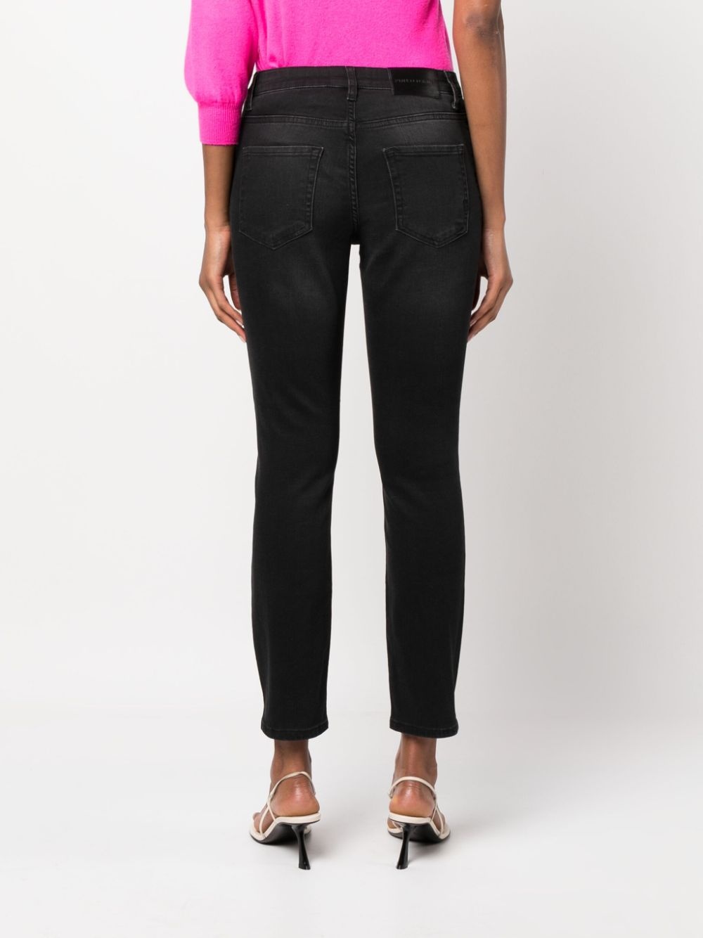 mid-rise skinny jeans - 4