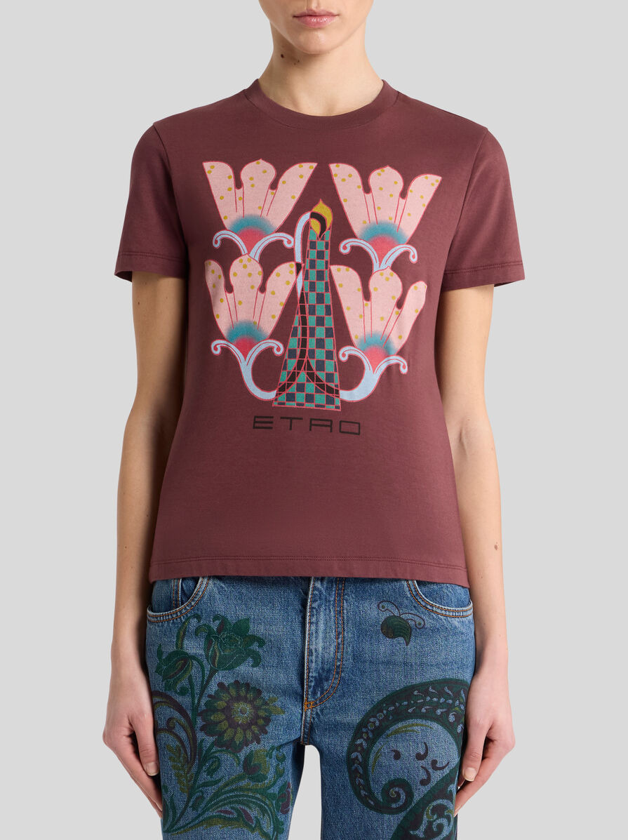 PRINTED COTTON T-SHIRT - 2