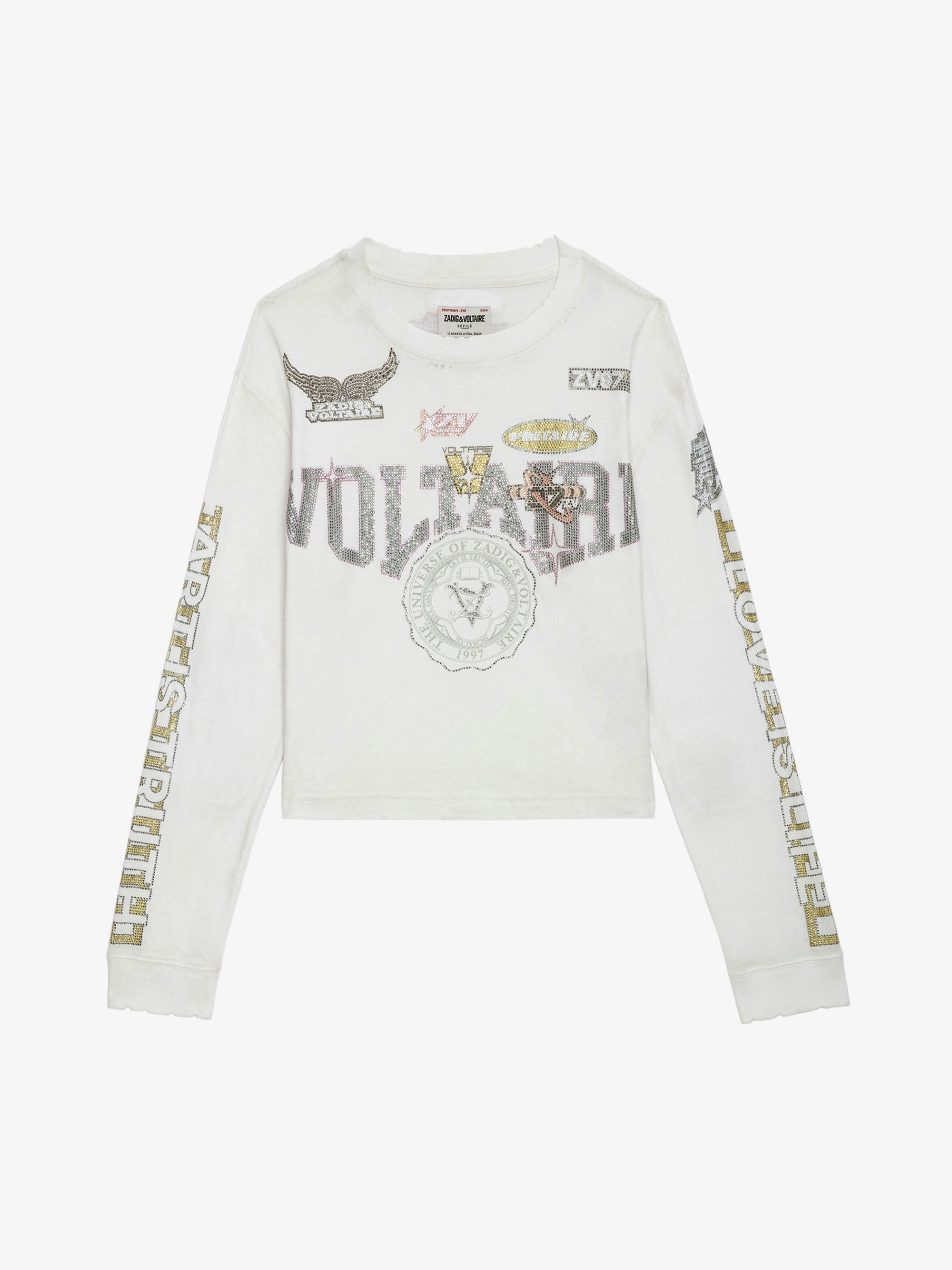 Iona Voltaire Diamanté T-shirt - 1