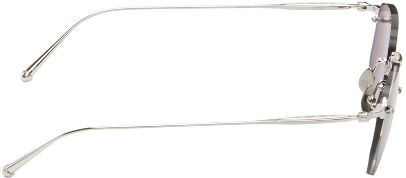 MATSUDA SSENSE Exclusive Silver M3104 Sunglasses outlook