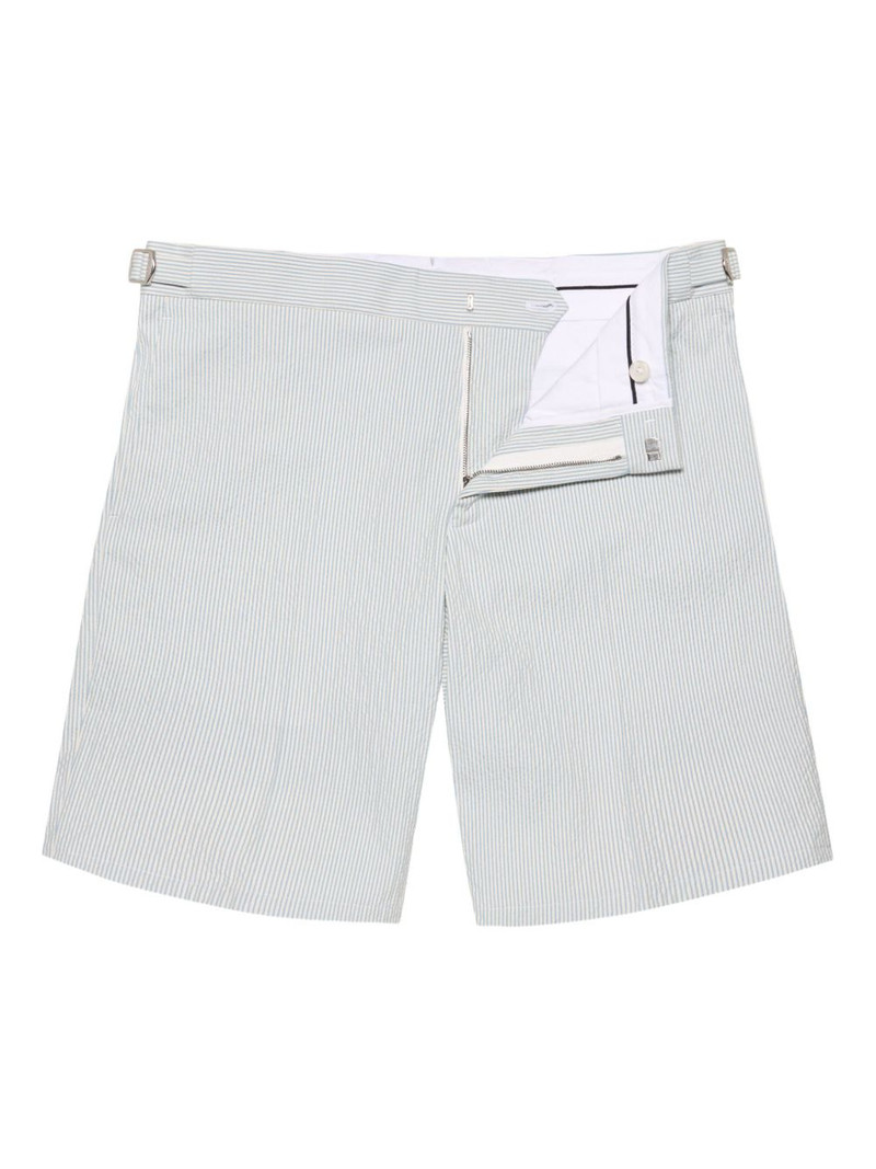 striped tailored shorts 1